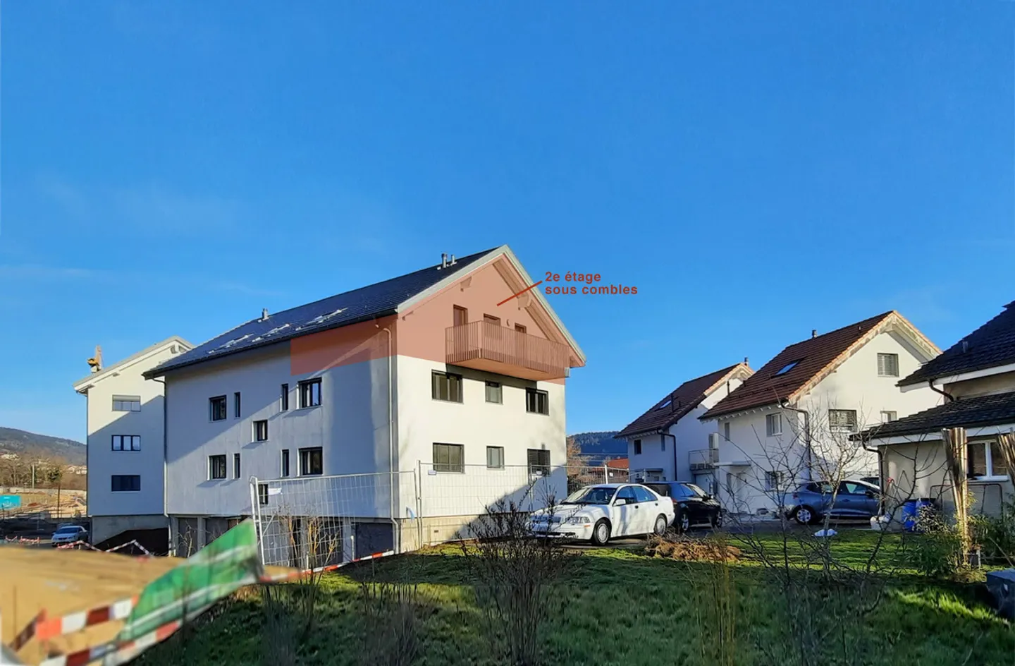 Dans immeuble très récent, 3,5 pces avec balcon et garage - Photo 1 sur 10