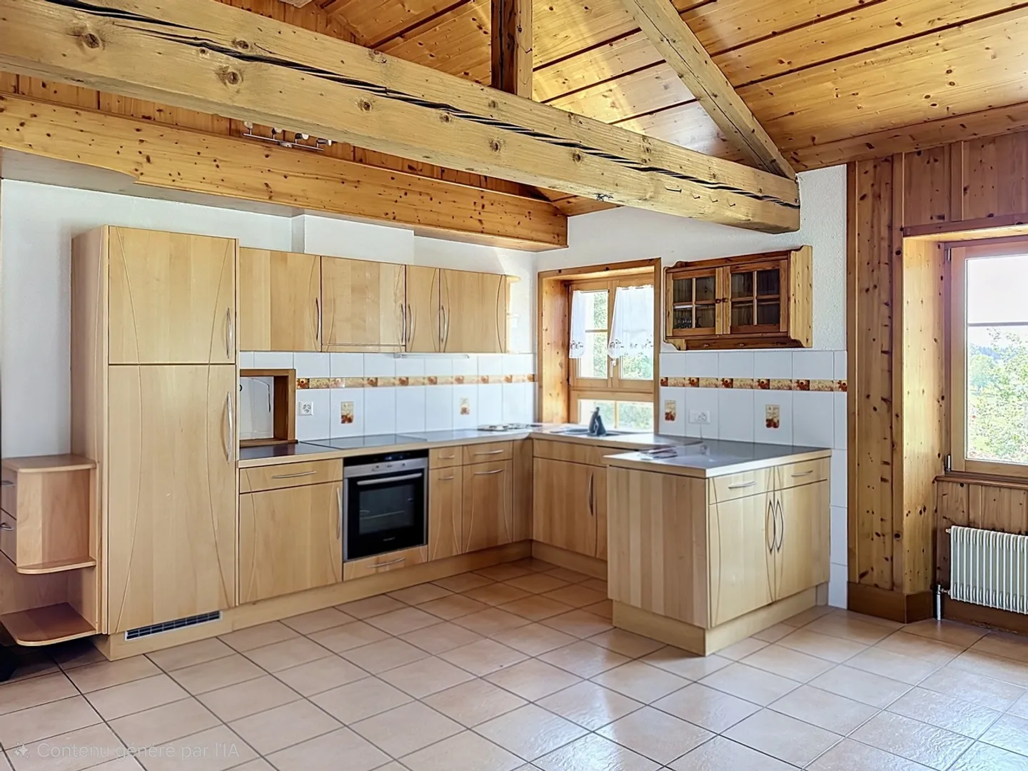 Schöne Wohnung mit Charakter zur Miete in Brassus. - Foto 1 von 9