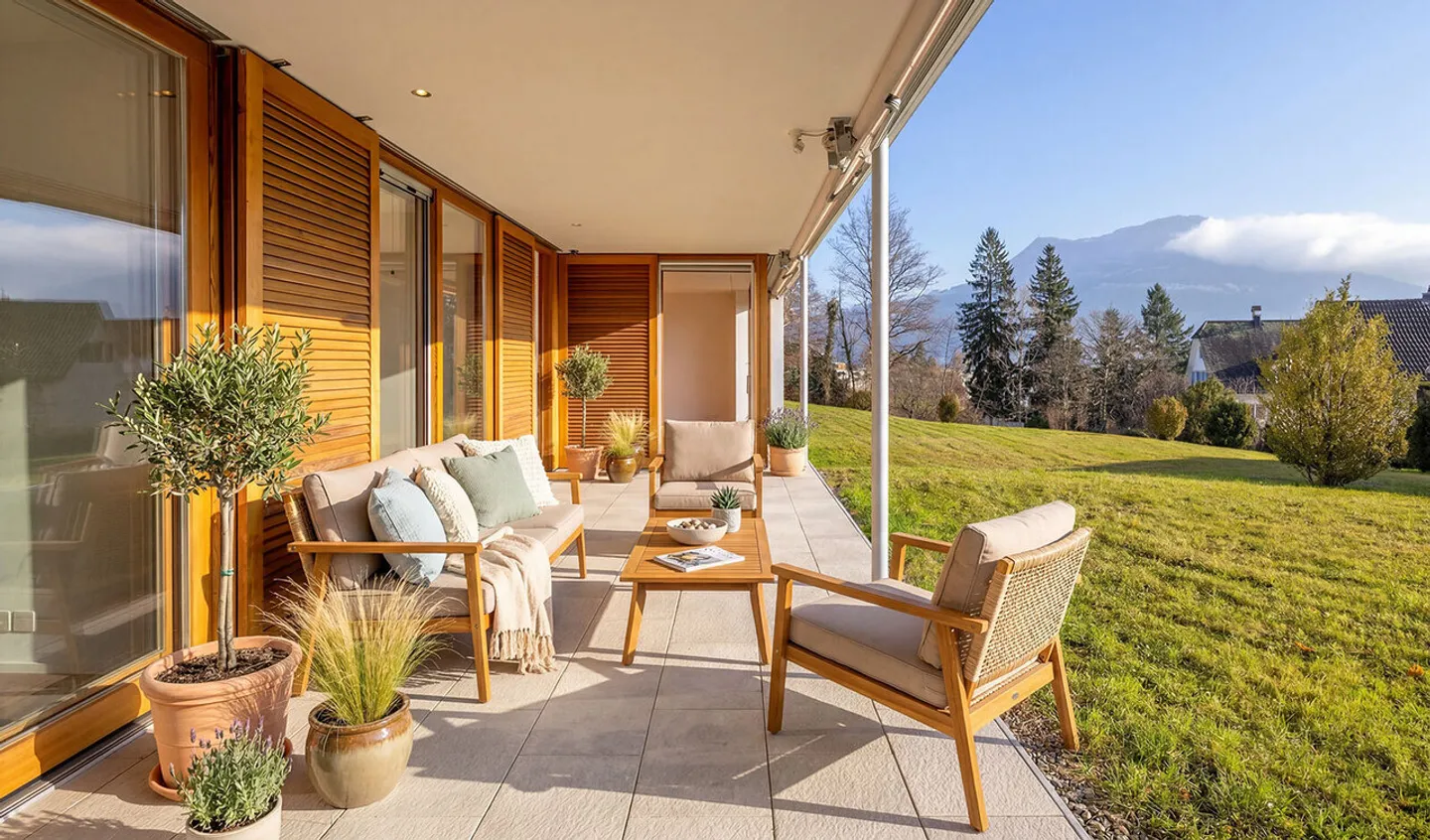 Light, Peace and Panorama - Your Home in Meggen - Photo 1 of 12