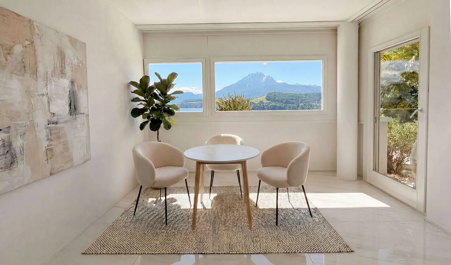 Studio unico con vista sul Pilatus e sul lago - Foto 5 di 10