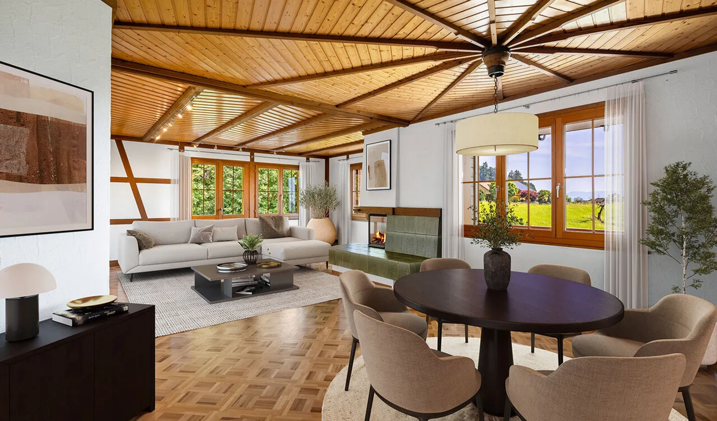 Stilvolles Familienhaus mit Aussicht - Foto 2 von 9