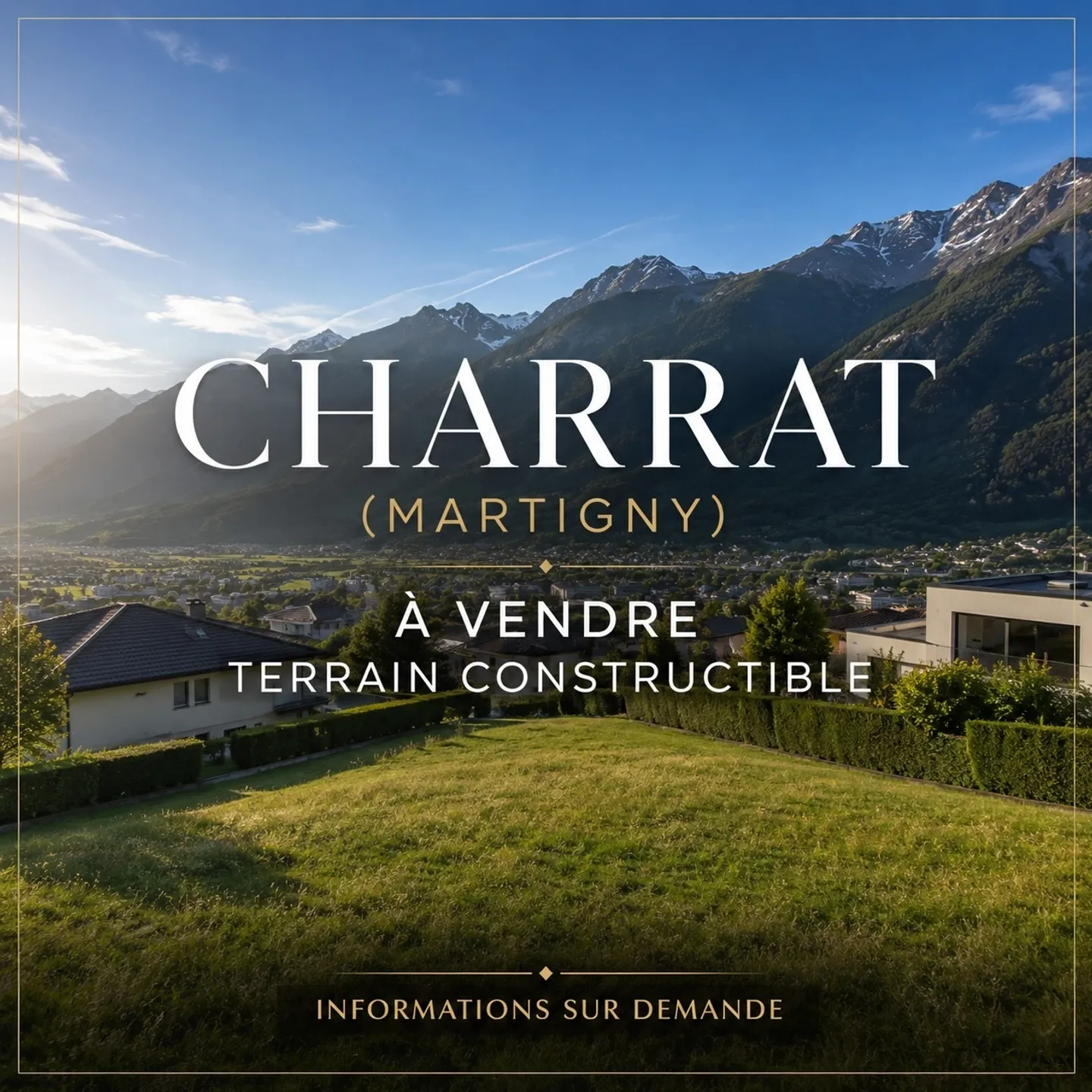 Rare object: exceptional building plot in Charrat (Martigny) - Photo 1 of 1