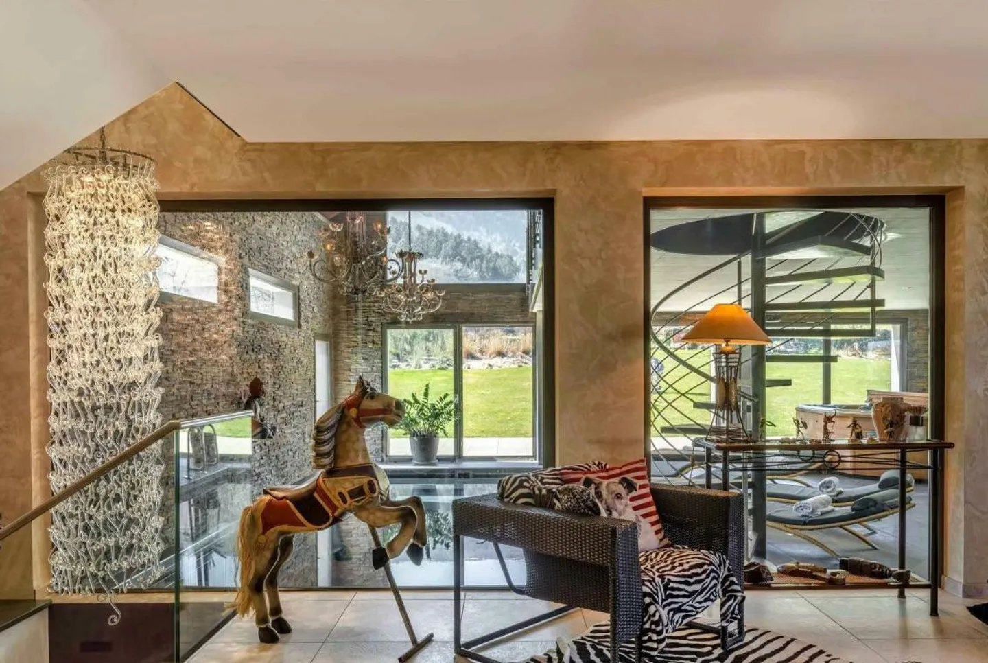 Casa con piscina interna e ascensore a Montricher (12 stanze) - Foto 12 di 13