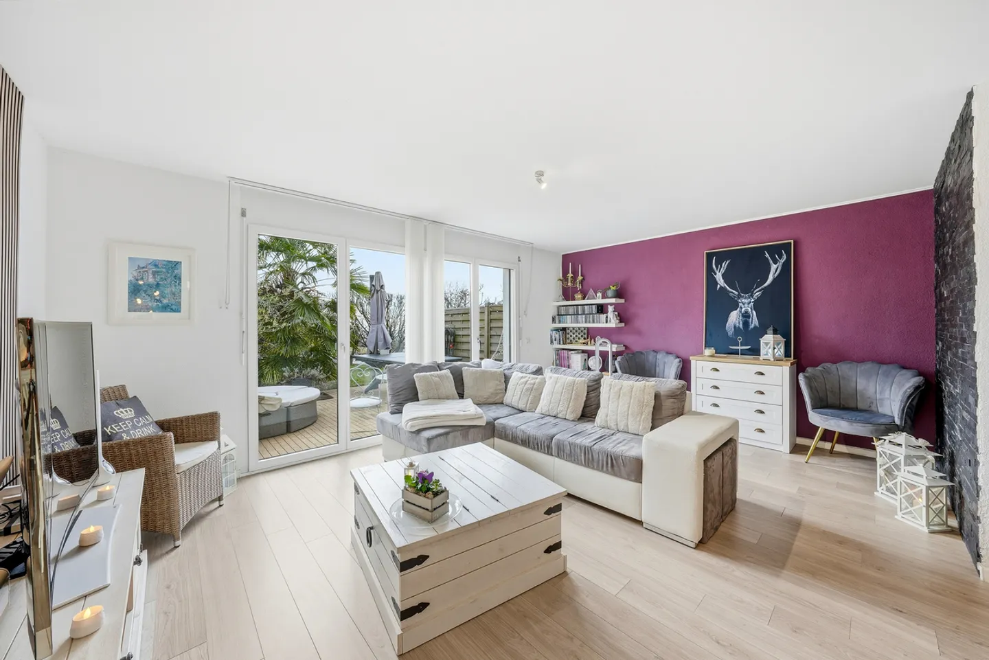 Terraced house with 5.5 rooms, garden and stunning view of the lake - Photo 4 of 13