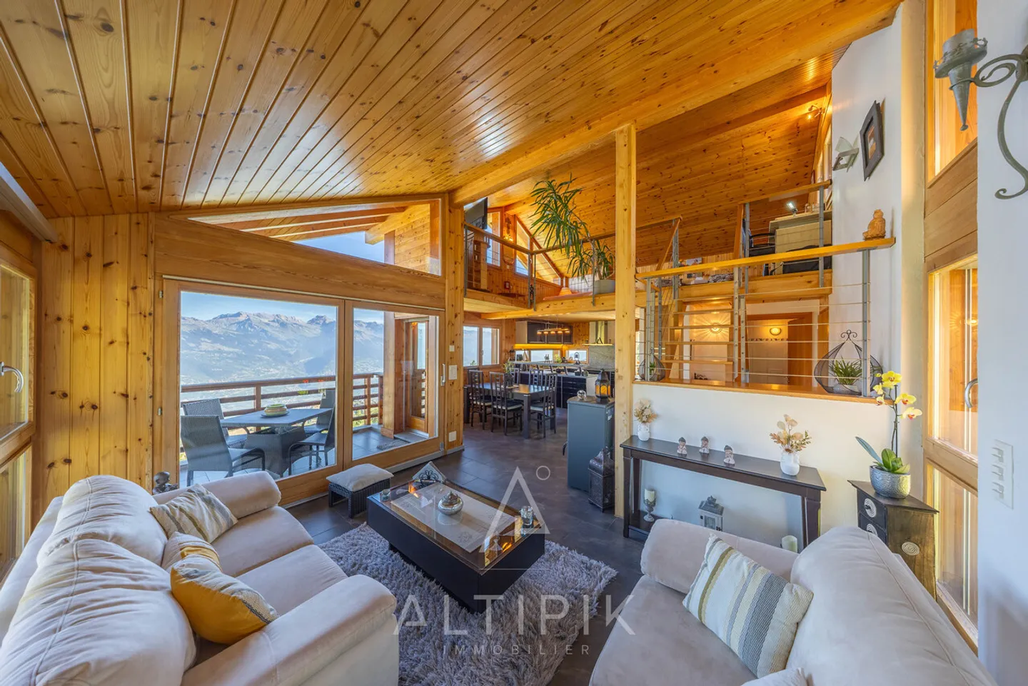 Chalet Harmonie - Ski-in/ski-out avec vue panoramique à Haute-Nendaz - Foto 8 von 13