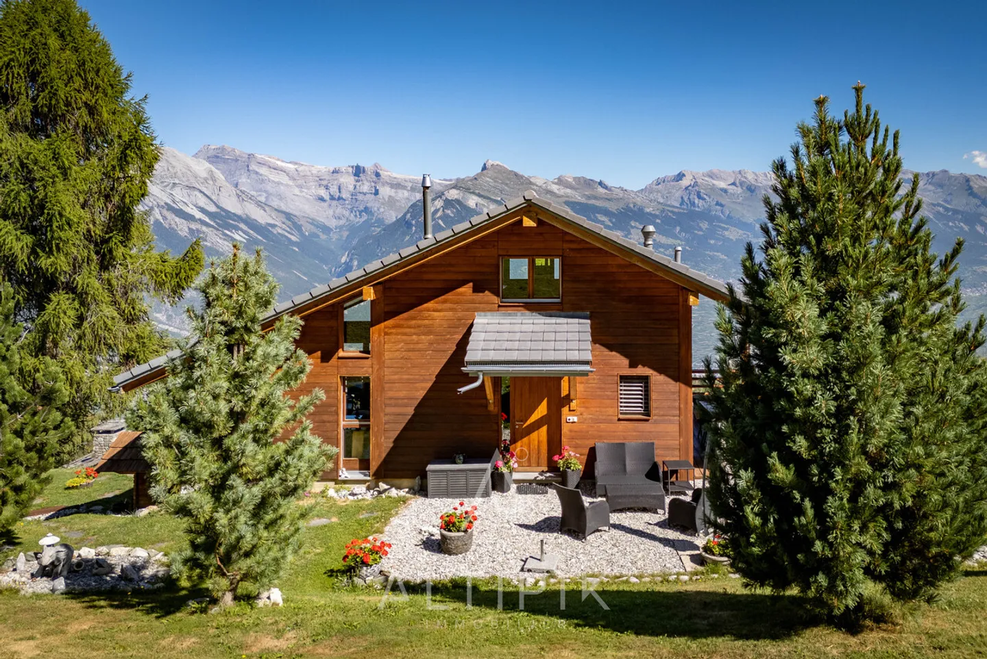 Chalet Harmonie - Ski-in/ski-out avec vue panoramique à Haute-Nendaz - Foto 1 von 13