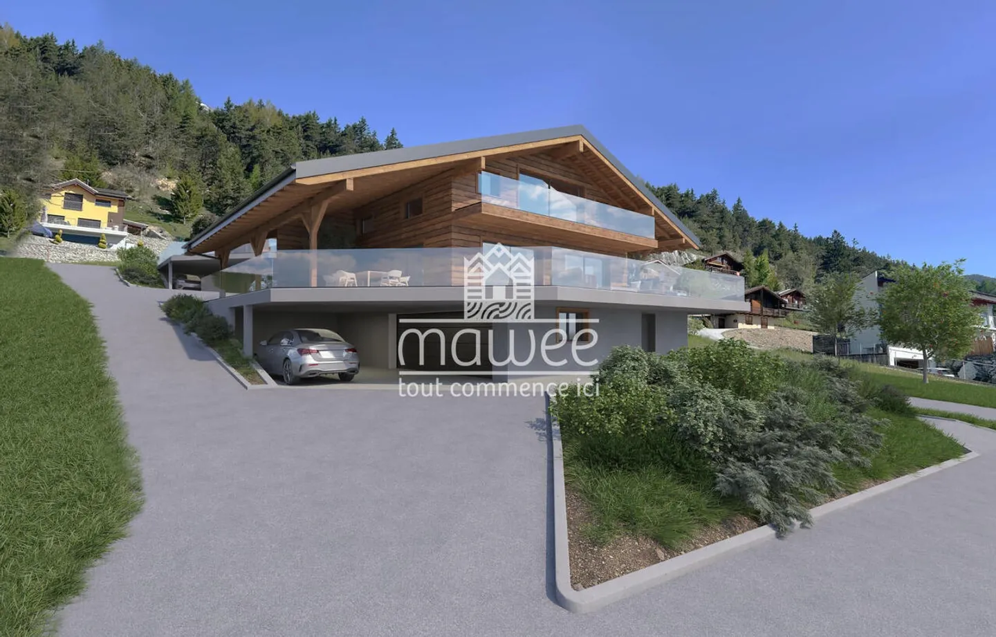 Magnifico appartamento 4,5 locali con vista mozzafiato a Savièse - Foto 1 di 9