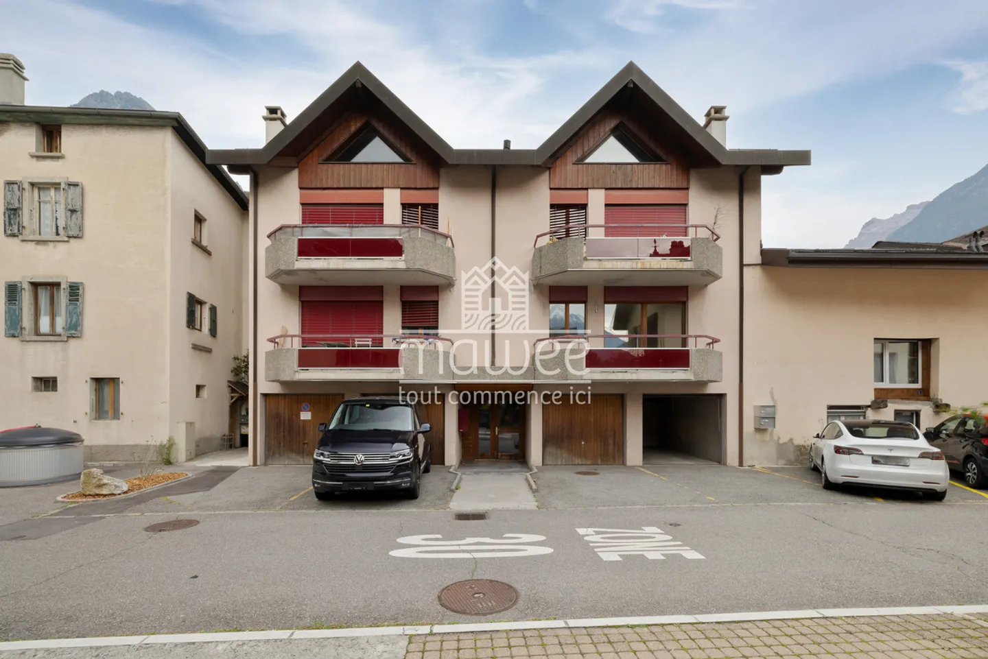 Appartamento luminoso di 3,5 locali con balcone e garage - contesto tranquillo - Foto 10 di 12