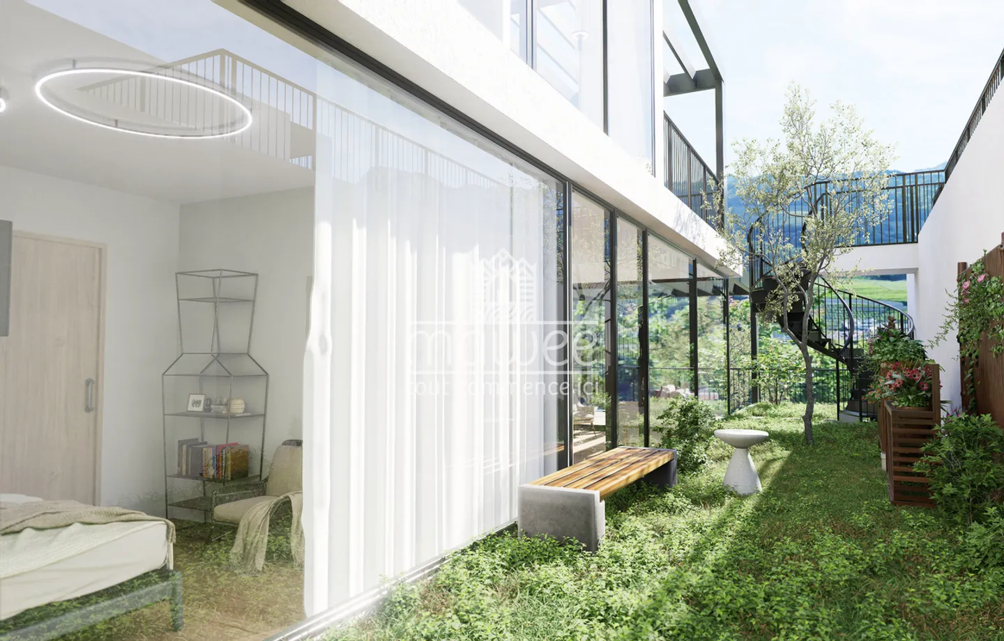 Villa contemporaine à Saillon - Photo 1 sur 7