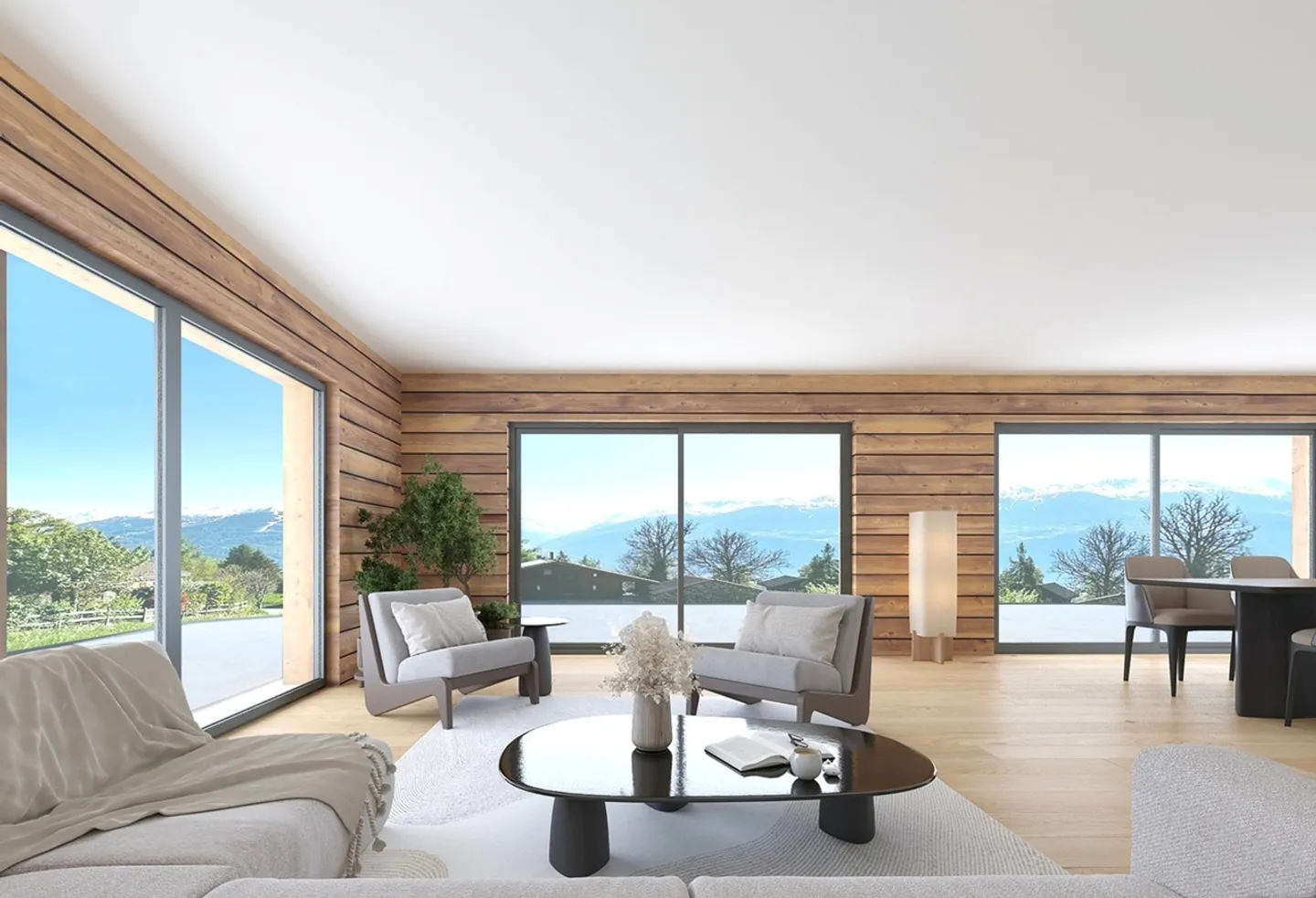 Magnificent 4.5-room apartment with stunning views in Savièse - Photo 2 of 7