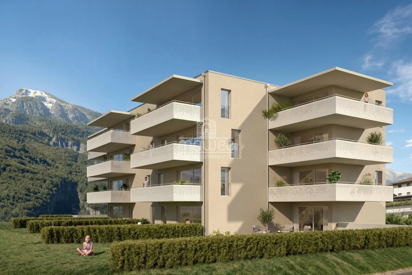 Modernes Apartment in Saxon - Foto 7 von 11