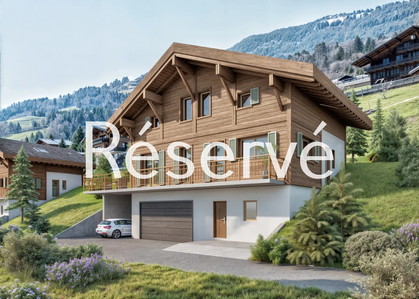 Grand new chalet with balcony and plot of 1304 m²! - Photo 1 of 11