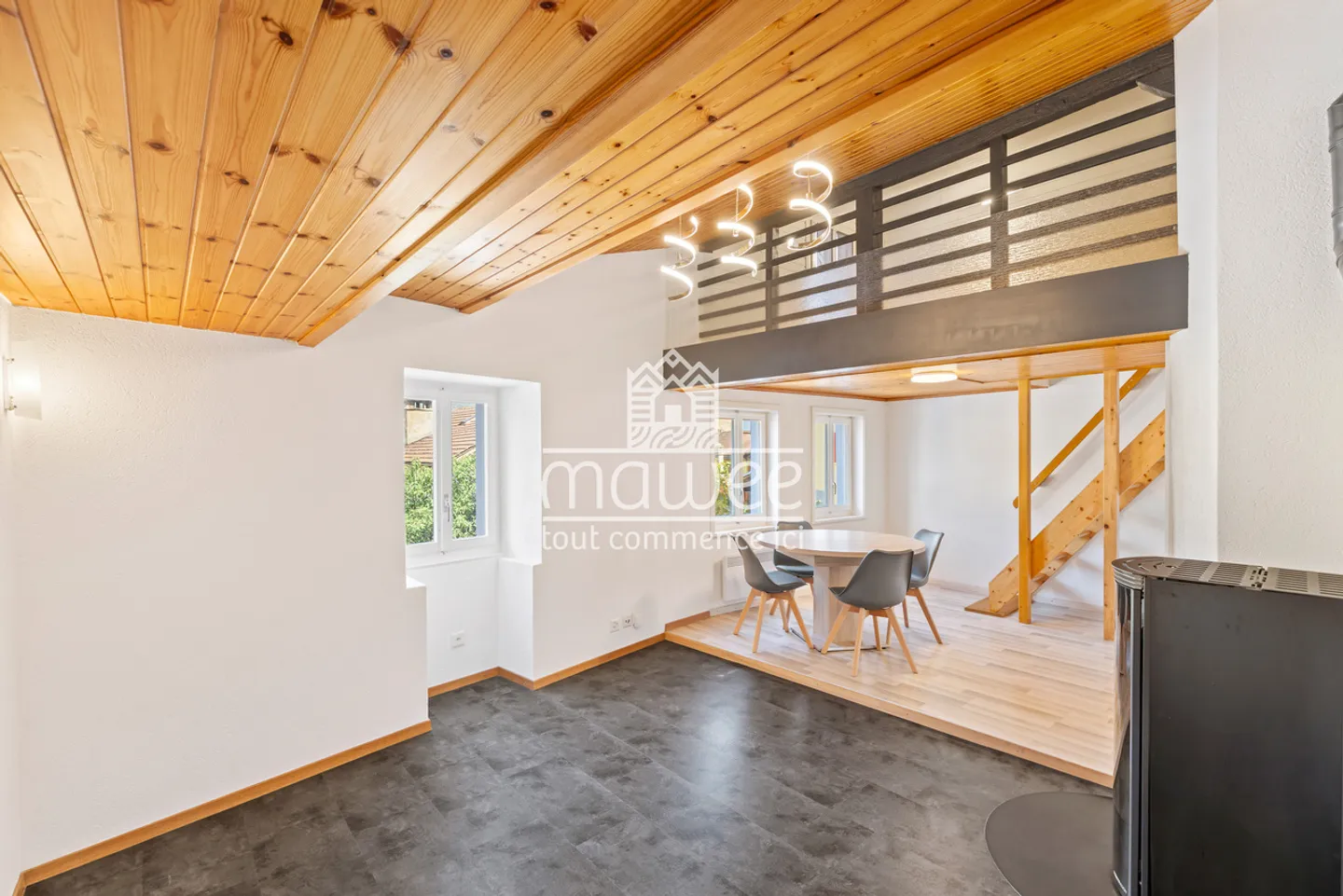 Petite maison de village de 3 pièces, cosy et pleine de charme - Photo 1 sur 13