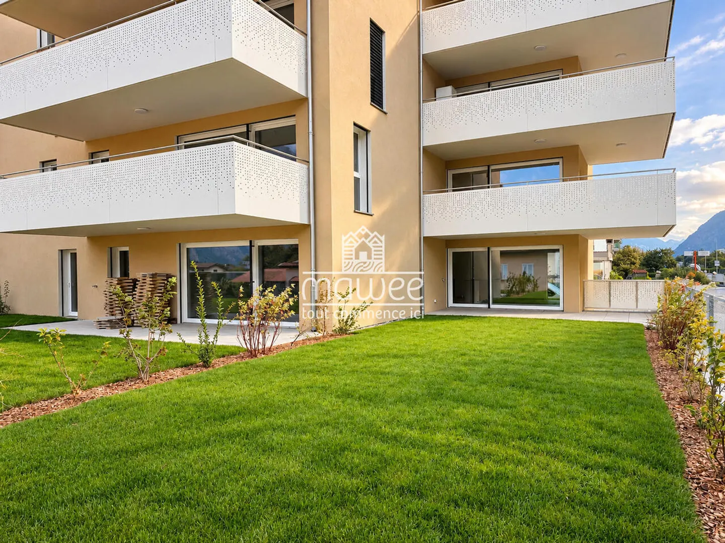 3,5 locali con giardino privato a Saxon - Foto 9 di 10
