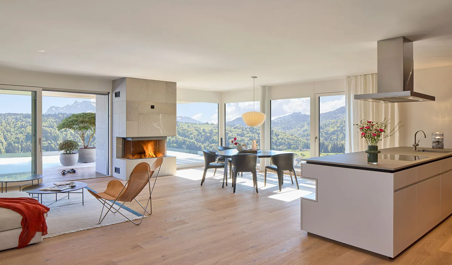 Stilvolle Neubauwohnung in Kriens - Foto 1 von 6
