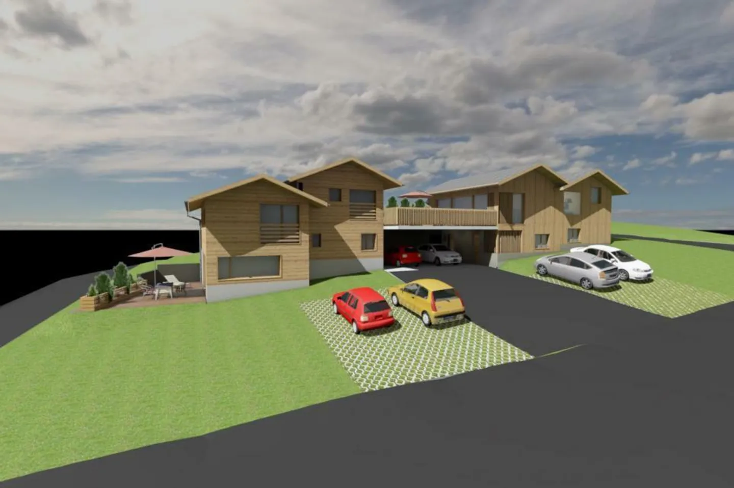 New construction! 2 semi-detached villas type chalet! - Photo 1 of 5