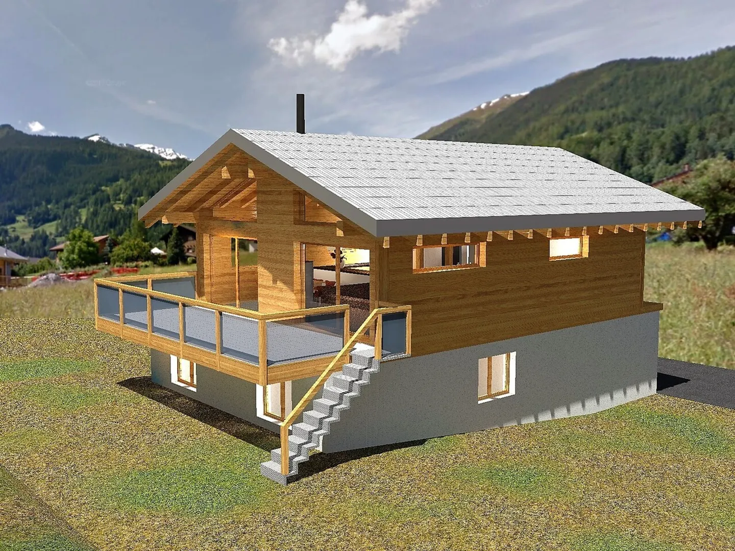 Construction of individual villas in Prarreyer - Photo 5 of 8