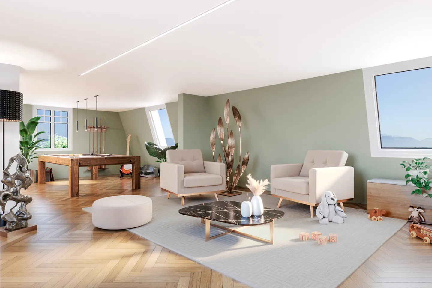 Außergewöhnliche Villa mit Panoramablick auf den Genfersee - Foto 10 von 12