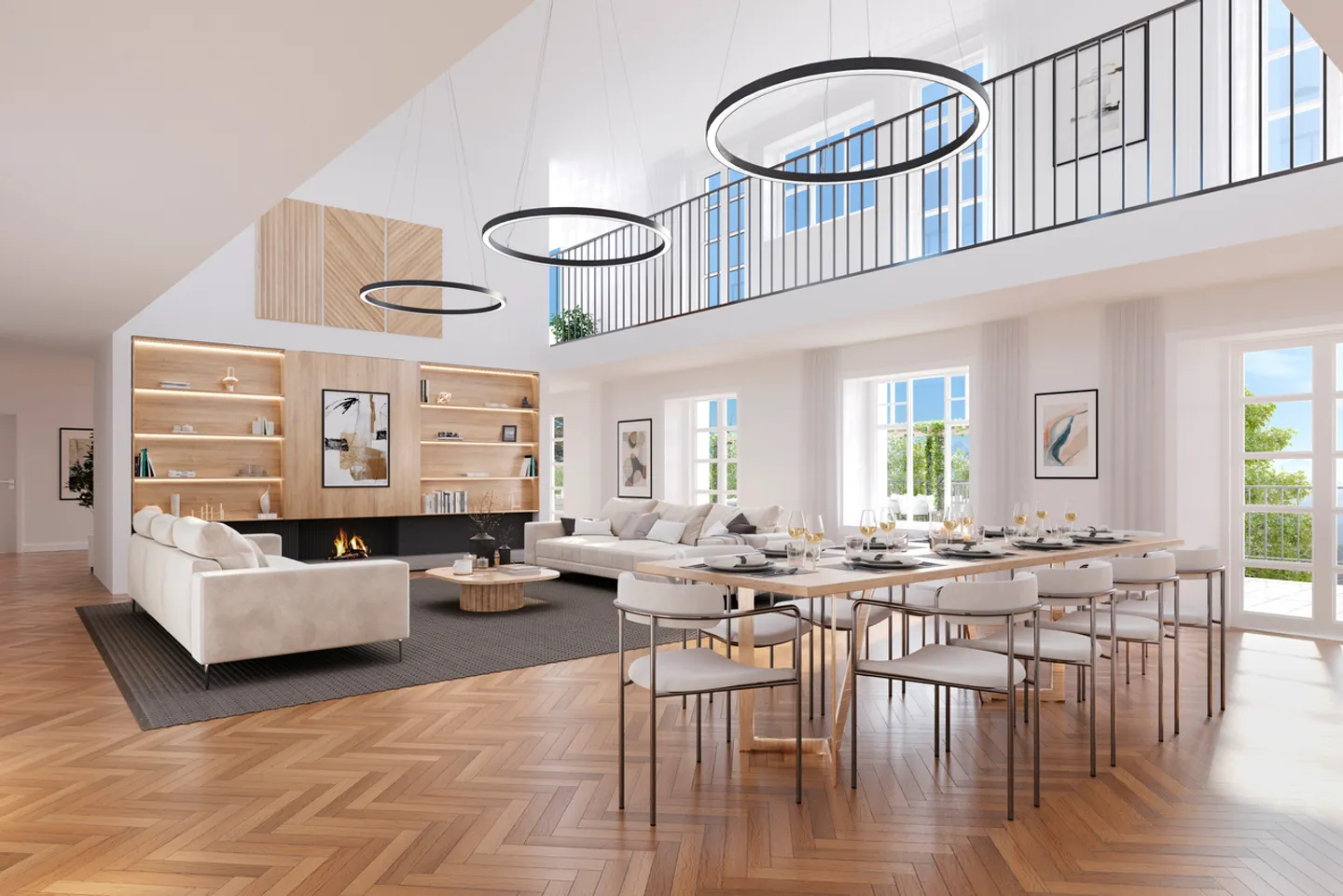 Außergewöhnliche Villa mit Panoramablick auf den Genfersee - Foto 7 von 12