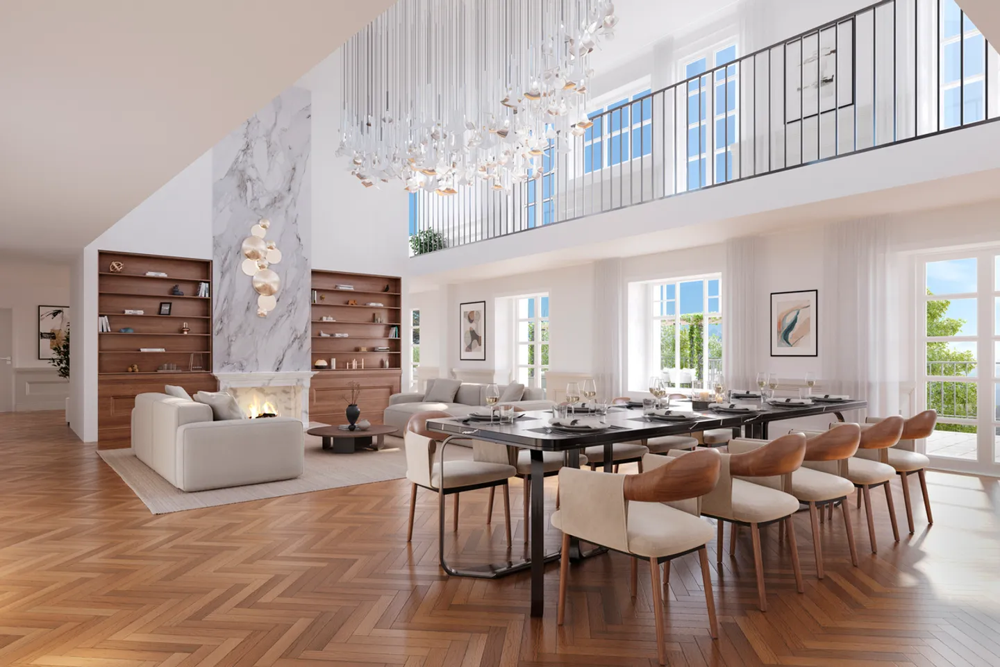 Außergewöhnliche Villa mit Panoramablick auf den Genfersee - Foto 6 von 12