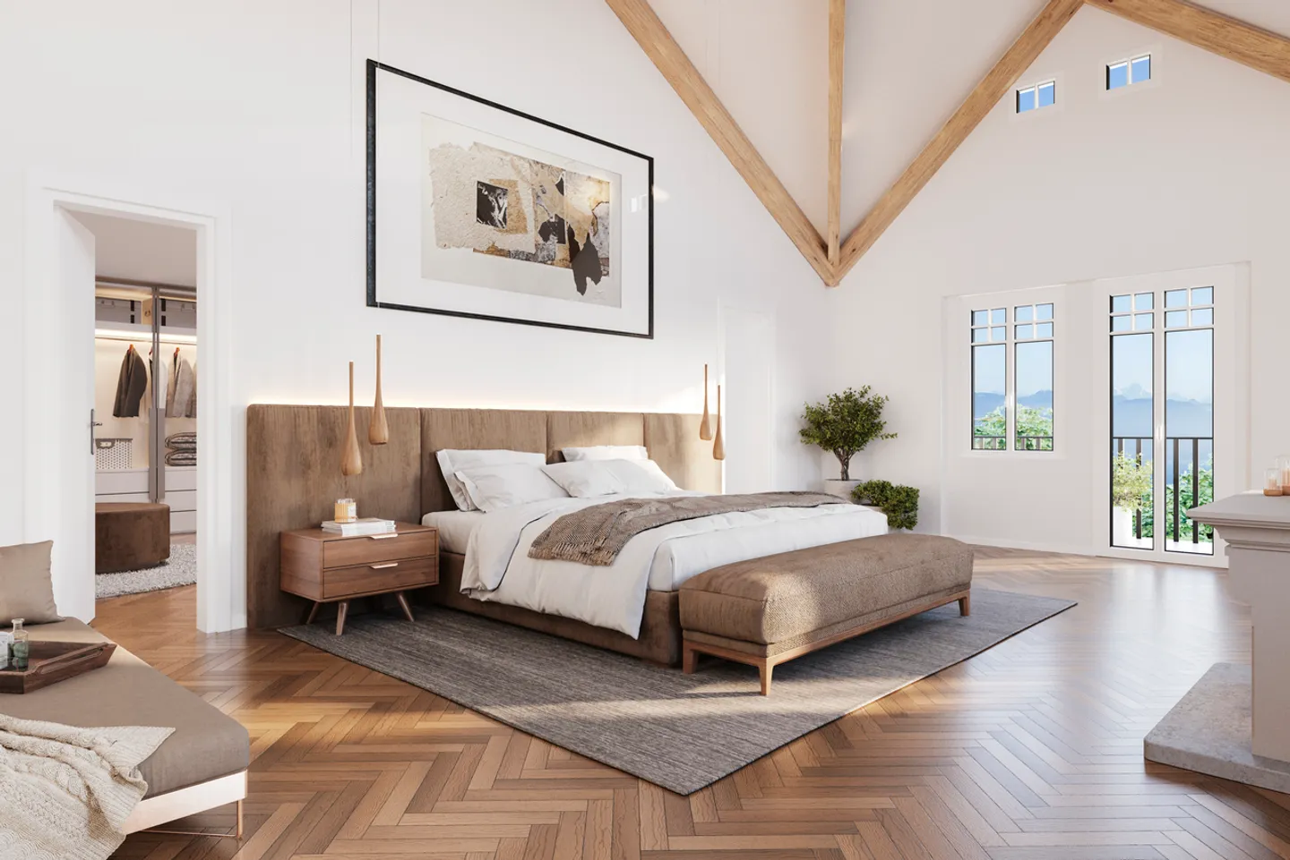 Außergewöhnliche Villa mit Panoramablick auf den Genfersee - Foto 8 von 12