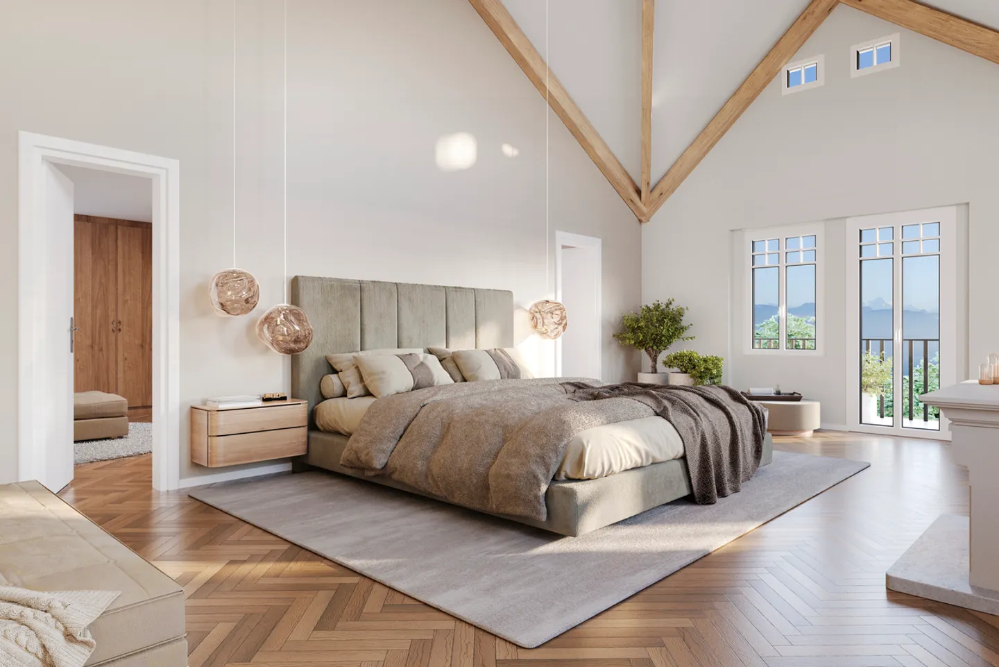 Außergewöhnliche Villa mit Panoramablick auf den Genfersee - Foto 9 von 12