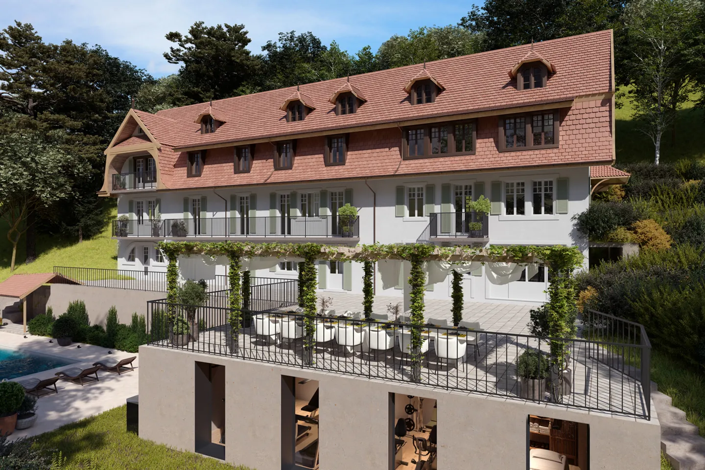 Außergewöhnliche Villa mit Panoramablick auf den Genfersee - Foto 1 von 12