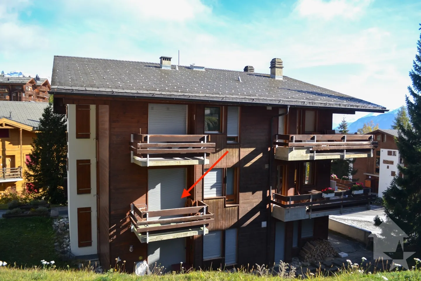 App. de 2.5 pièces au 1er étage de 32 m² Anzère Résidence Edelweiss - Foto 12 di 12