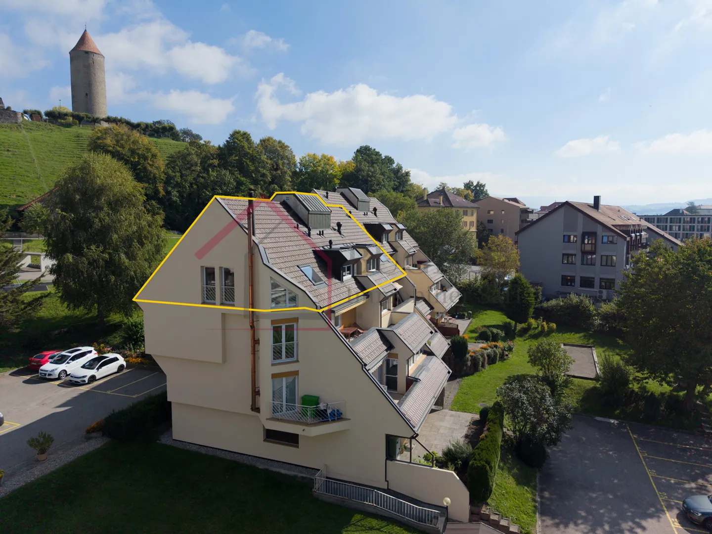 Geräumige 4,5 Zimmer mit privatem Aufzug - Zentrum von Romont - Foto 11 von 13