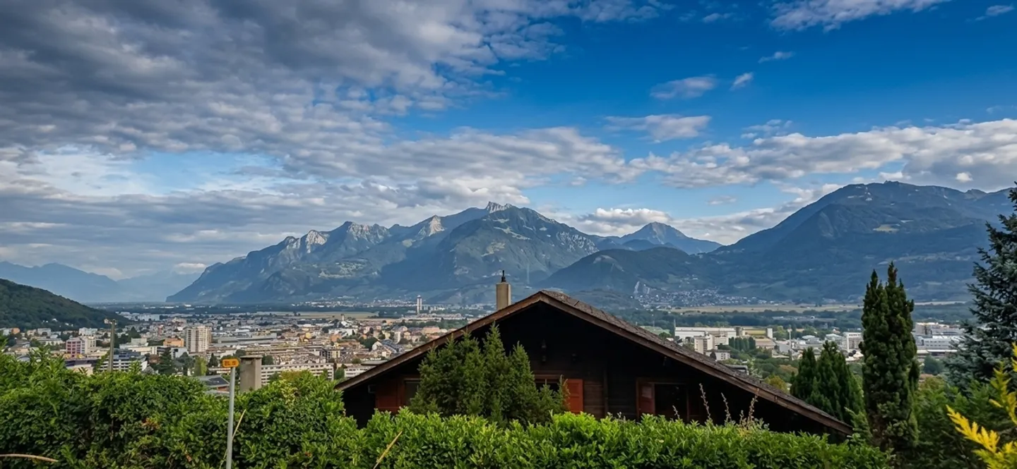 Choëx, zu verkaufen, um zu wohnen oder zu investieren Chalet 2 vermietete Wohnungen. Grundstück von 1031m2. - Foto 1 von 13