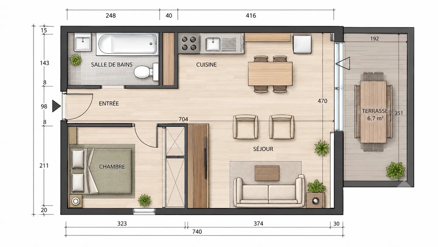 Torgon, 2 locali nella residenza "Les Savounettes" - Foto 12 di 12