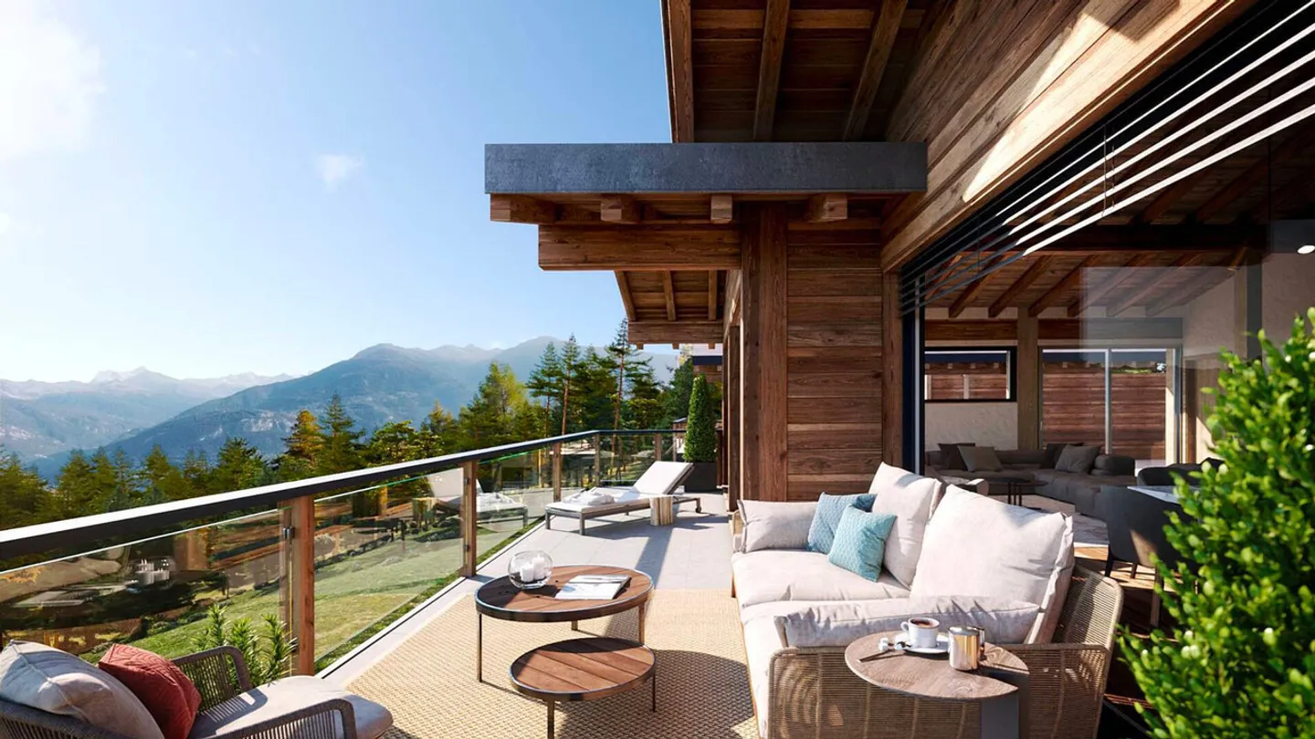 Prestigeträchtiges 6-Zimmer-Chalet "Les Perles B" - Bluche - Foto 3 von 6