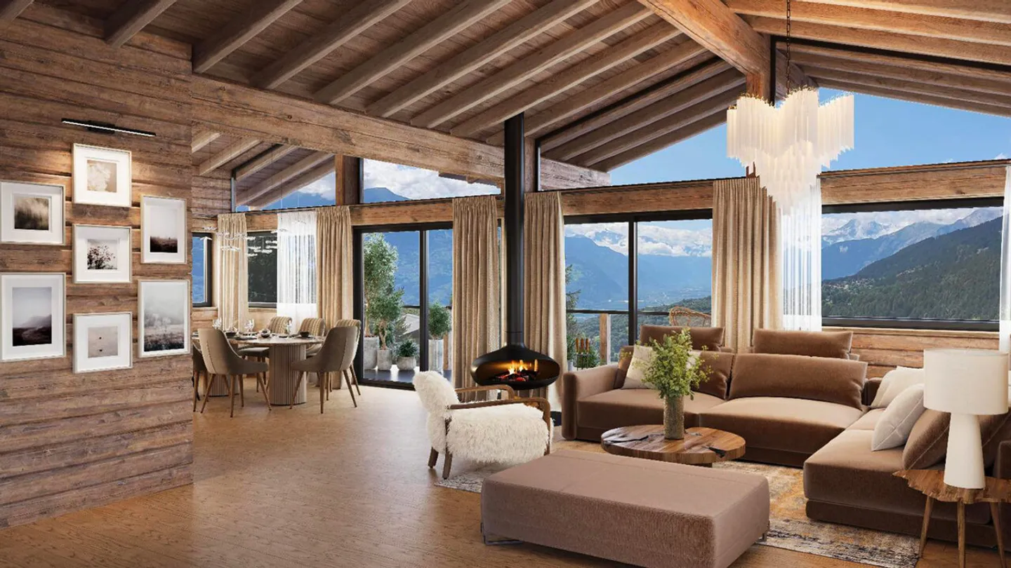Prestige-Chalet mit 6 Zimmern "Les Perles C2" - Bluche - Foto 4 von 6