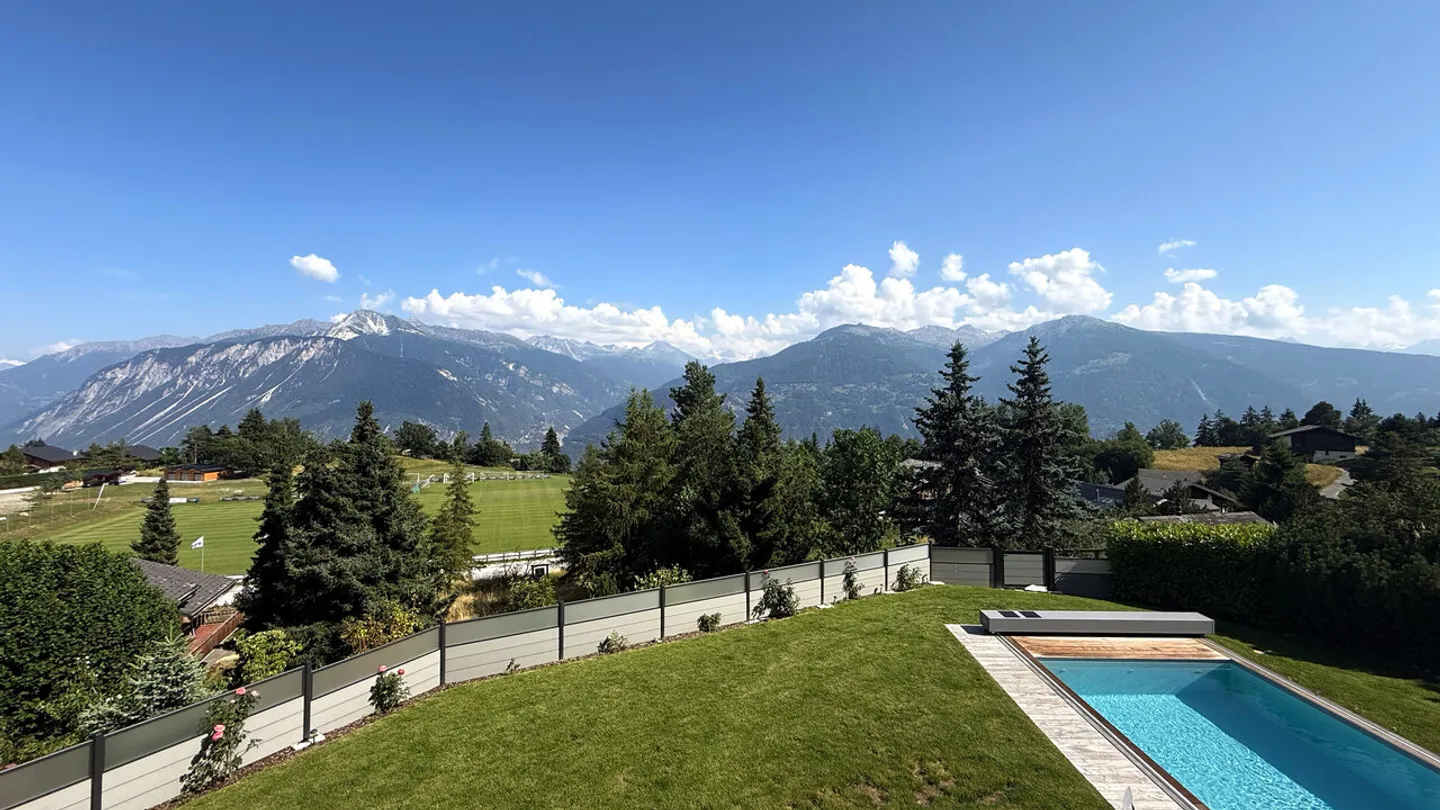 9-Zimmer-Chalet mit Pool und 4,5-Zimmer-Mazot - Bluche - Foto 6 von 13