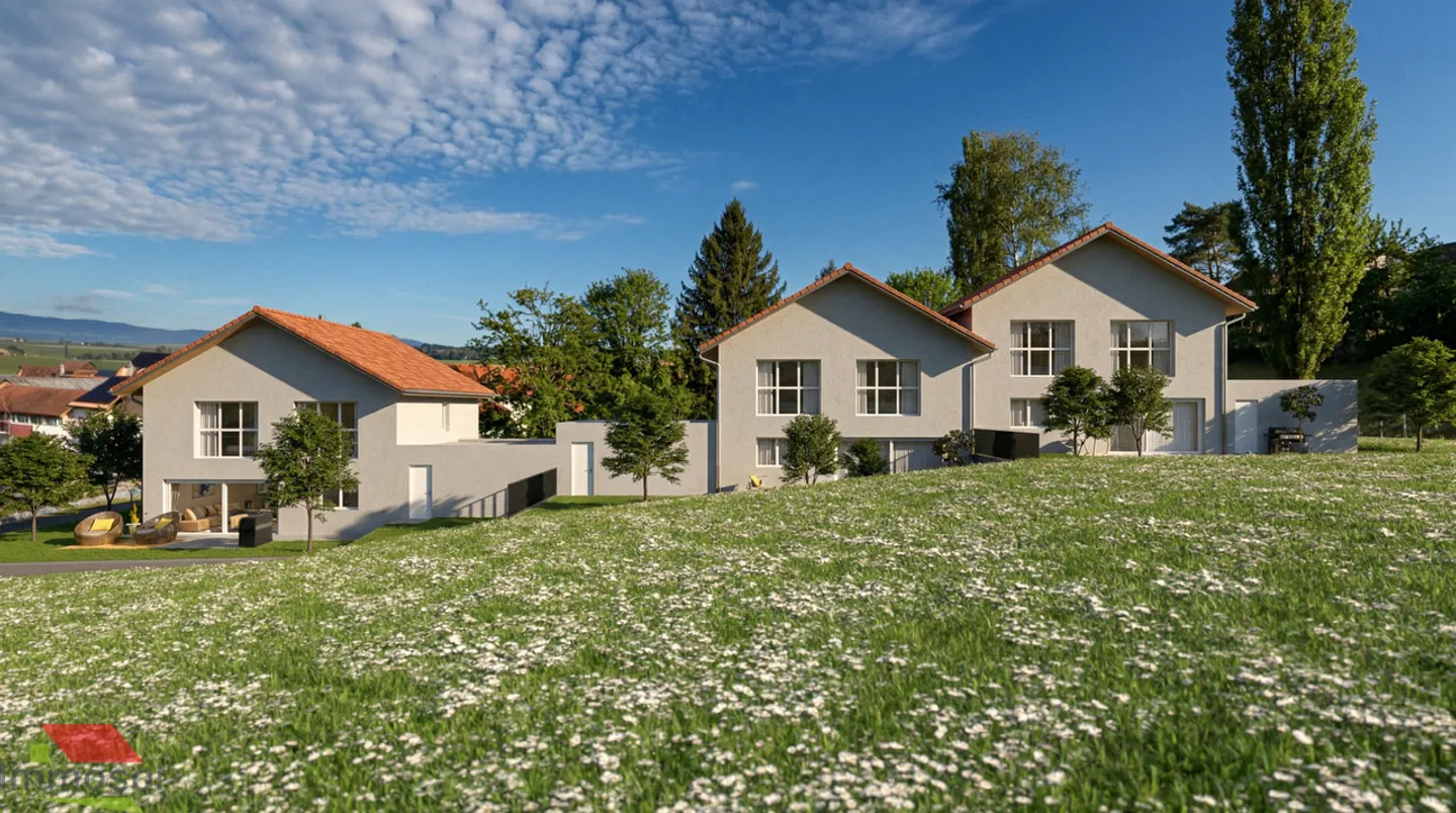 Neue Promotion in Thierrens - Familienvillen 5.5p mit Garten - Foto 1 von 11