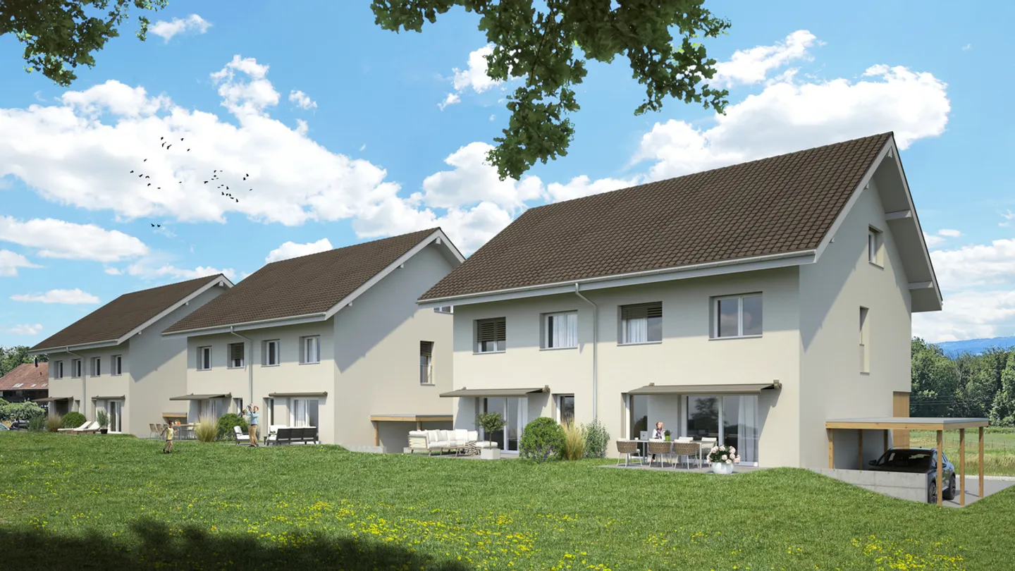 Nouvelle construction maisons jumelées,  Busswil - Photo 1 sur 13