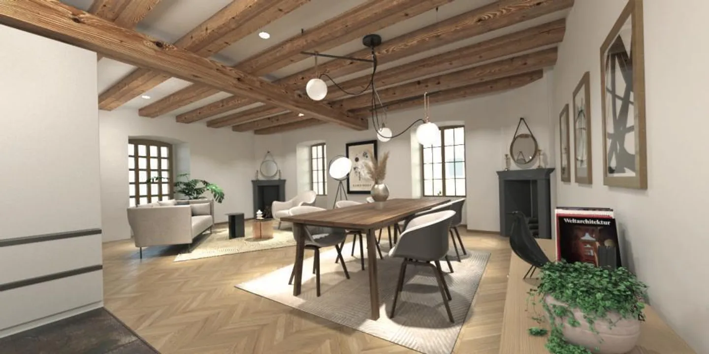 wunderschöne Wohnung mit freiem Blick! - Foto 5 von 7