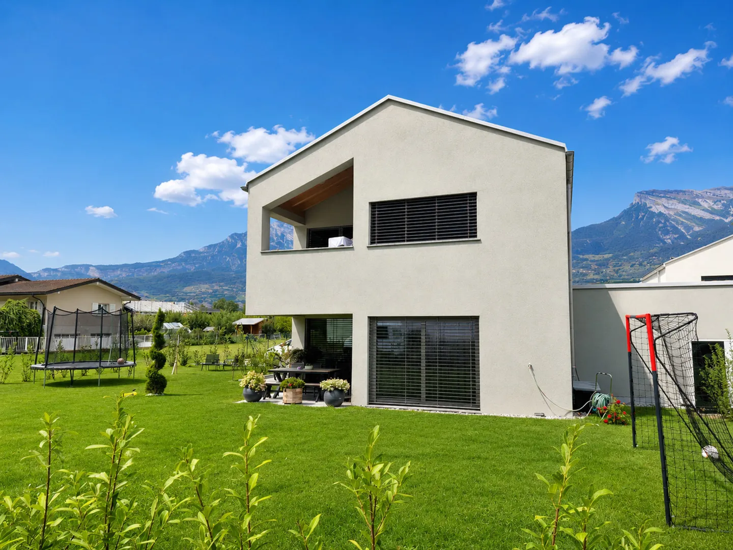 Villa contemporaine à Aproz - Photo 2 sur 6