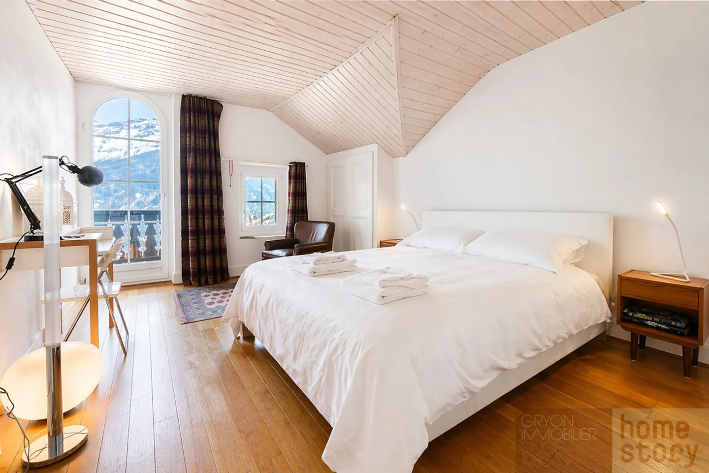 Appartamento sotto i tetti a Gryon con balcone e vista alpina - Foto 1 di 13