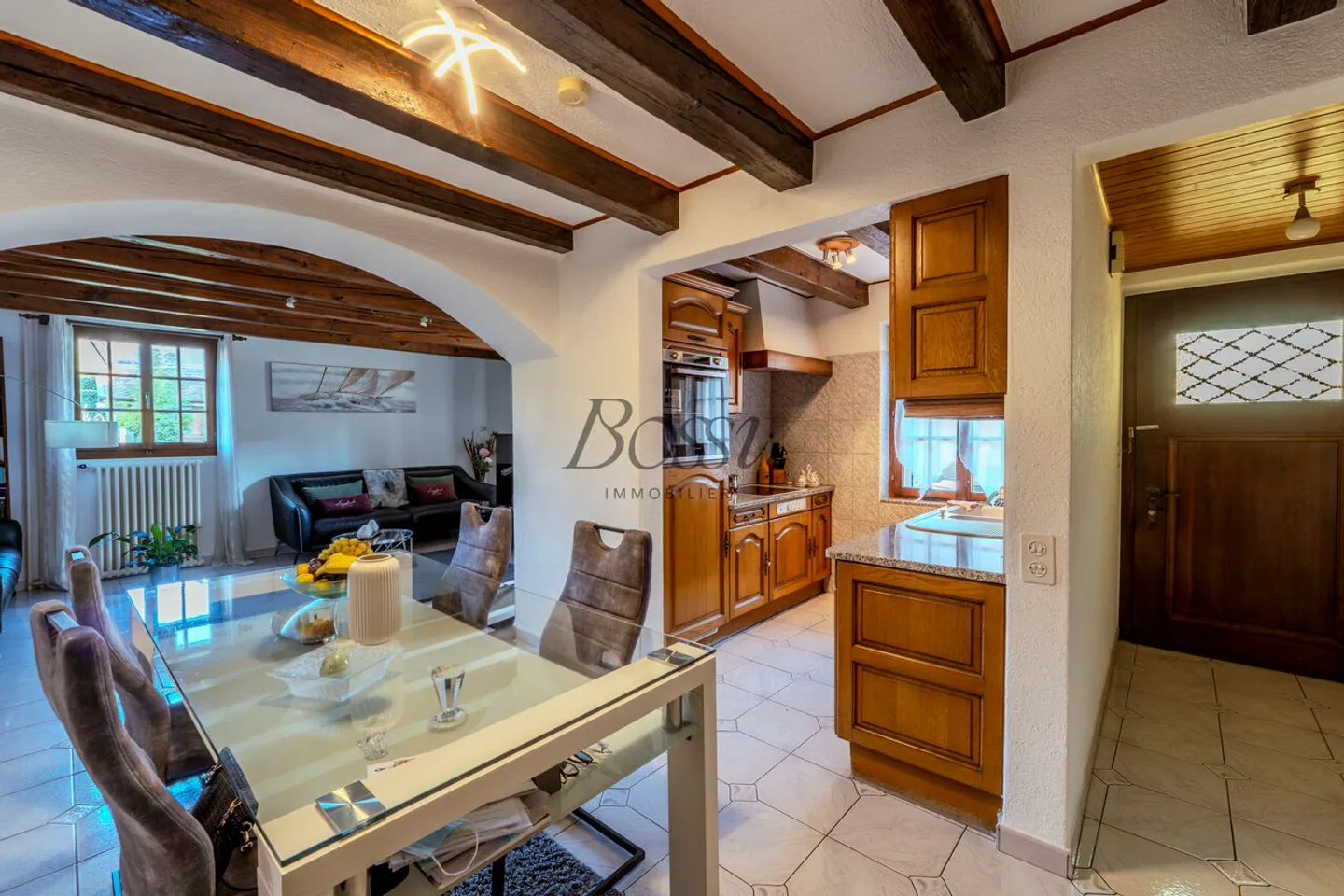 Casa di campagna, vista lago e Alpi, 2 appartamenti, reddito immediato - Foto 12 di 13