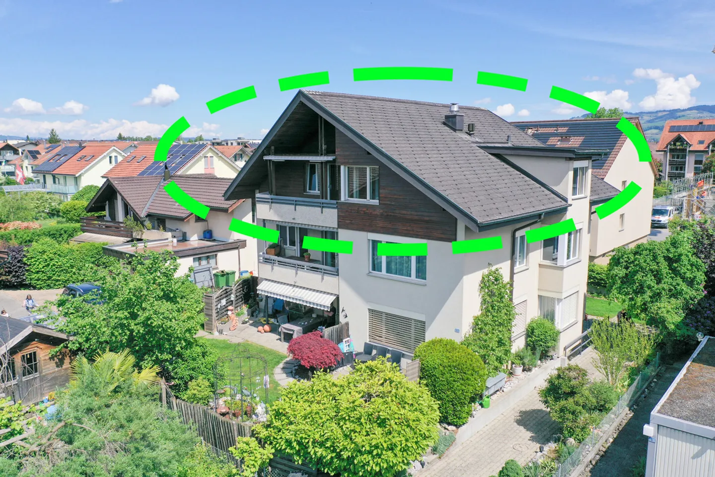 3.5 Zimmer-Dachwohnung mit rund 87 m² NF - an ruhiger Quartierlage - Foto 2 von 13