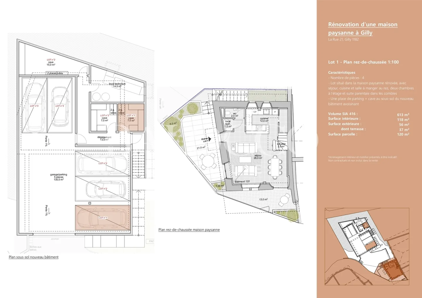 PERMIS EN FORCE - Exceptional, in the heart of the Vaud vineyard - Lot 1 - Photo 5 of 7