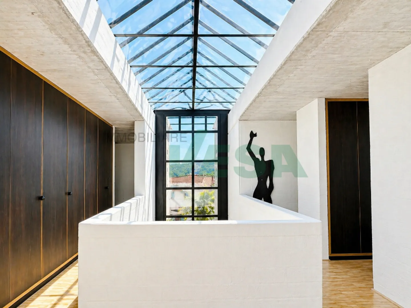 Villa iconique "Casa Rotonda" signée Mario Botta avec beau jardin - Photo 4 sur 13