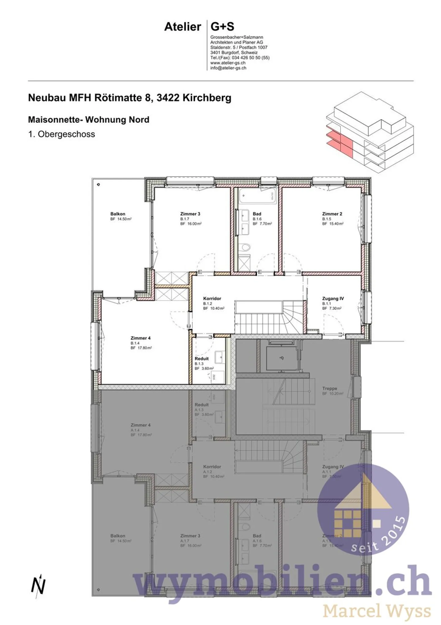 Exklusive Maisonette in Kirchberg - Foto 11 von 13