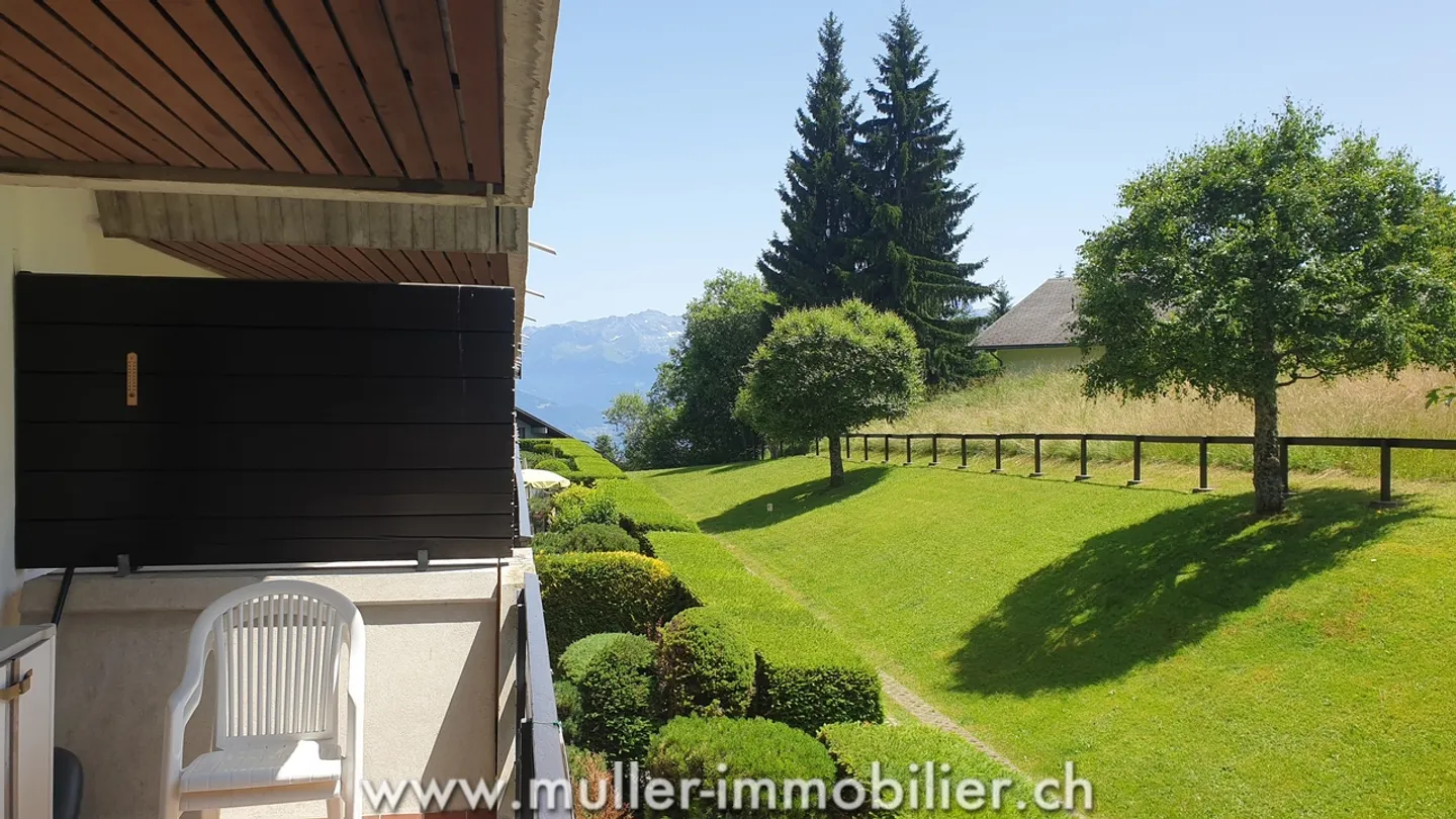 Schöne 2,5-Zimmer-Wohnung, nach Süden ausgerichtet, im 1. Stock in Torgon - Foto 3 von 13