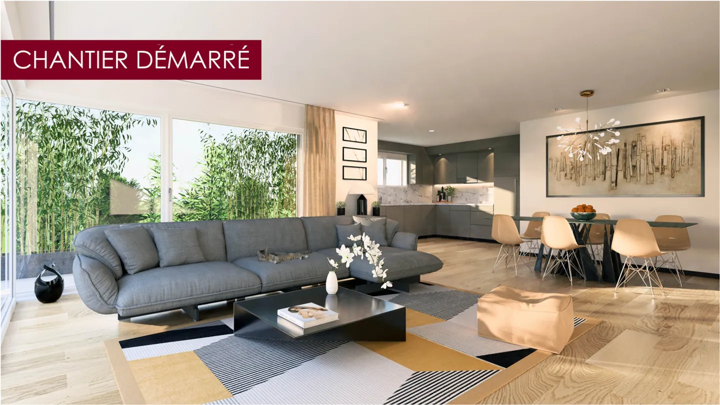 Nouvelle promotion - 3.5 pièces NEUFS dans petite PPE de 3 logements - Photo 1 sur 6