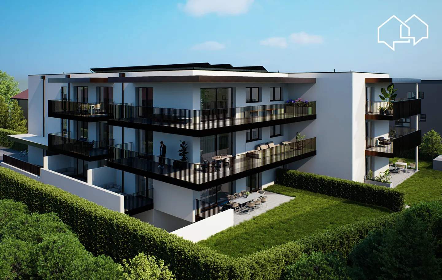 Le Clos du Tiguelet - Appartamento di 3.5 locali al 2° piano (lotto 2.3) - Foto 4 di 9