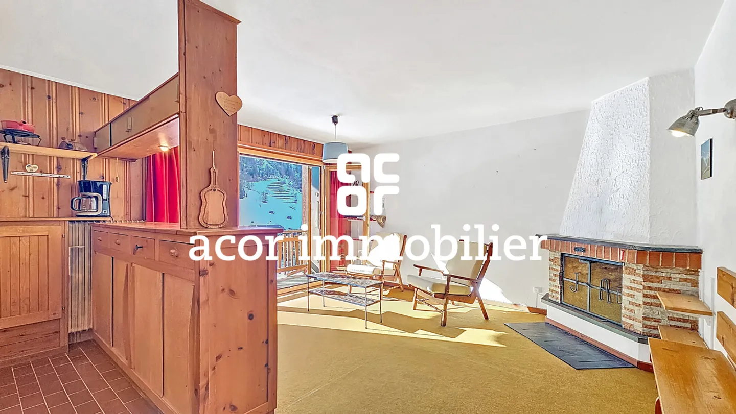 Incantevole 2 ½ nel cuore di Evolène - Foto 2 di 4