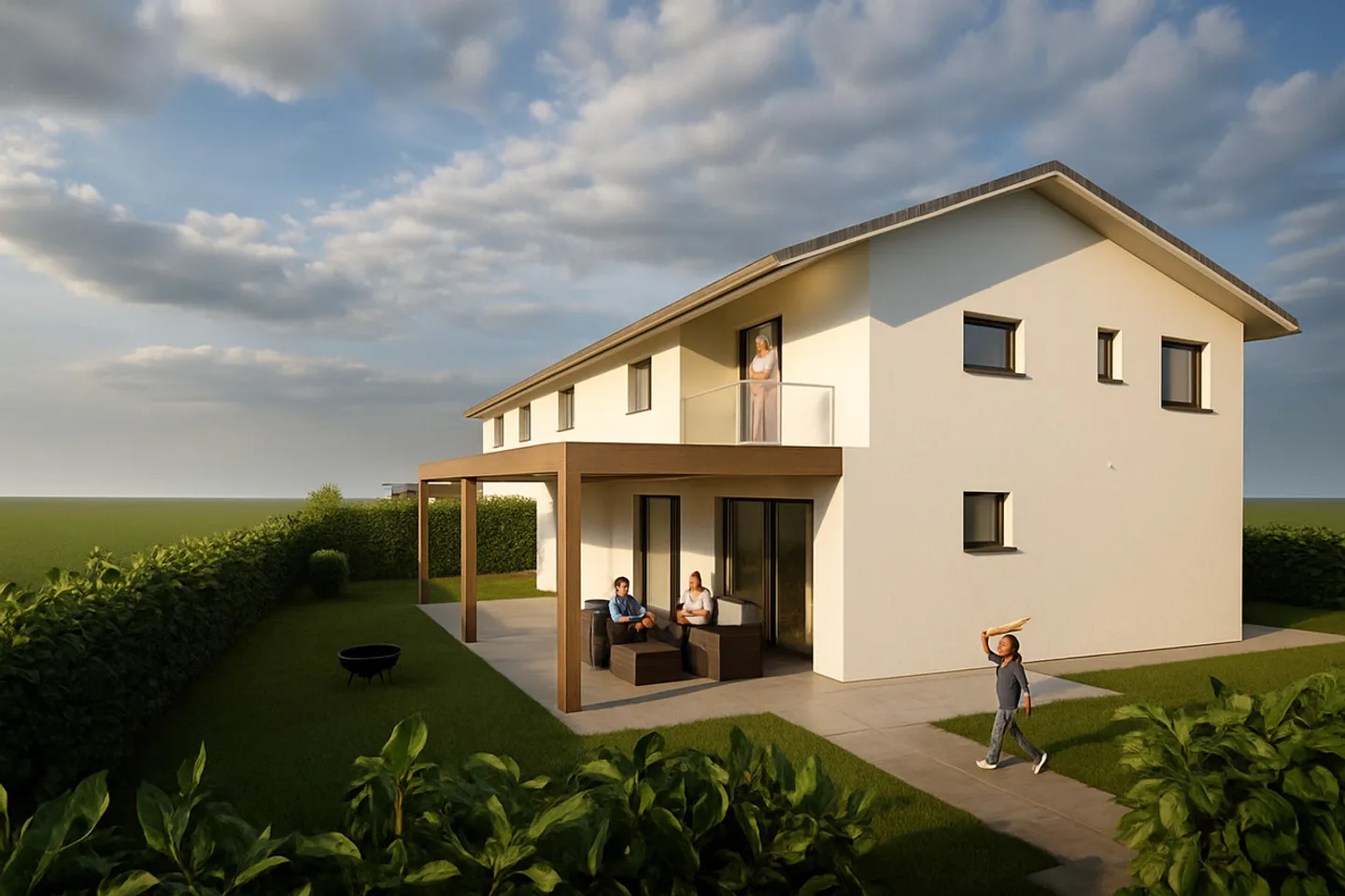 Beau 3.5 pièces avec grand jardin - B4 - Photo 1 sur 8