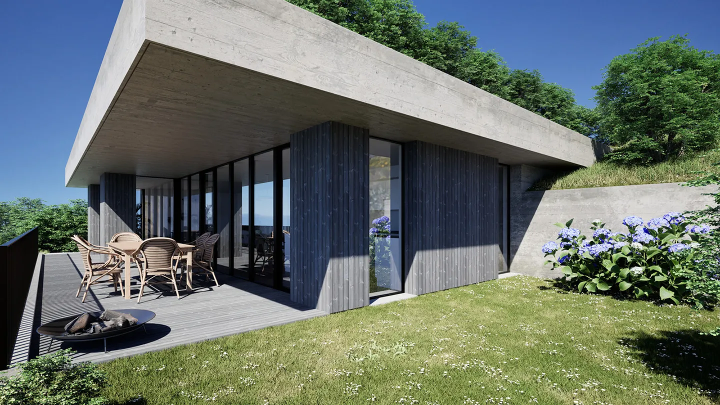 Villa su progetto con incredibile vista sul Lago di Morat e le Alpi - Foto 2 di 11